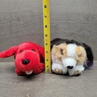 Lot Of 2 Puffkins Plushes Plush Rupert Red Dog Sherlock Hound Stuffed Animals
