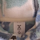 Xersion Girls Blue Camo Fleece Hooded Full Zip Hoodie Jacket Size M  10 12 