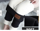Women s Sm Gray Thick Fleece Lined Winter Leggings Thermal Stretchy Tight Pants