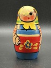 Vintage Matryoshka Russian Nesting Dolls Set Of 7 Hand Painted -read-