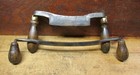 Vintage Antique F f Fox Logo Draw Knife   Hand Forged Woodworking Very Old Tools