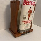Vintage Beefeater Dry Gin 1 Gallon With Wood Tilt Pourer Cradle - Empty