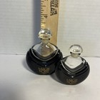 Vintage Magie Noir Lancome Glass Parfum   Empty - Perfume Bottles 1 2   1 4 Oz