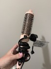 Wavytalk Blowout Boost 1 5in Ionic Ceramic Curling Brush 5 Heat 420  f Pink