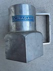 Rare Vintage Cragar Aluminum Hex Nut Mug     Automotive Memorabilia     1970s