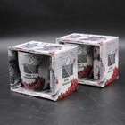 Pair Bosnia And Herzegovina Mostar Souvenir Demitasse Cups Box Stari Most Bridge