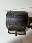 Antique Wizard Pencil Sharpener Heavy Metal Vintage Industrial School
