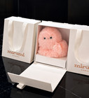Mirumi Interactive Robot Bag Charm Plush Toy     Cute Motion Sensor Shy Robot Clip