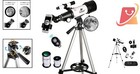 Astronomical Telescope 70mm Aperture 400mm Az Mount Kids Travel With Remote
