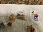 Lot Of 9 Vintage Mcdonalds Employee Pins