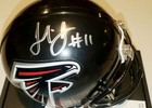 Julio Jones Signed Falcons Mini Helmet W coa Jsa 