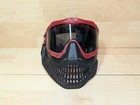 Vintage Jt Proflex Paintball Mask Red Flame Strap Usa Y2k Era No Visor