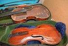 2 Violins For Restoration Jm Stiner 1746   Mills 1910 Cases   1 Bow Parts Repair