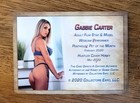 Gabbie Carter Adult Star Authentic Signed Kiss Card Collectors Expo         