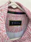 William Murray Golf Women s Xsmall Pink Animal Zebra Print 1 4 Zip Pullover