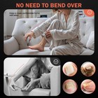 Bezox Toenail Clippers For Seniors     Upgraded Long Handled Curved Head Toe Nail