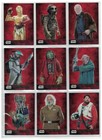 2015 Topps Star Wars The Force Awakens Series 1 Green Parallel Base Set All 100