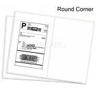 1000 Shipping Labels 8 5 x5 5  Rounded Corner Self Adhesive 2 Per Sheet Blank Us