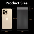 600 Pcs Small Cellophane Bags 3x5  Clear Resealable Cellophane  Self Sealing