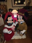 Rare 1997 Vintage Disney Mickey Minnie Mouse Animated Carolers Christmas Display