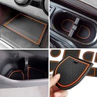 Auovo Anti-dust Door Mats For Subaru Orange - 2018 2019 2020 2021 2022 2023