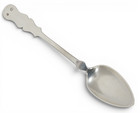 Antique 1910 Solid 800 Silver Austrian Austro-hungarian Dessert Spoon Sterling