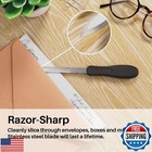 Uncommon Desks Office Letter Opener - Stainless Steel Knife-edge Blade  Ergon