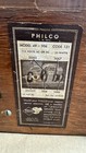 Vintage 1949 Philco Transitone 49-506 Tube Radio Flying Wedge Parts Repair As Is