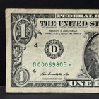 1 Dollar Star Note - Series 2013 - Low Fancy Serial - Federal Reserve Error