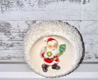 Vintage Relpo Japan Christmas Santa Snowball Planter 5      Minty               