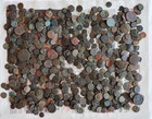 Huge Lot Of 650 Ancient Roman   Byzantine Coins