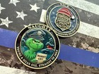 Naughty  Nice Grinch Christmas Decision Challenge Coin