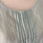 Nwt Talbots Light Blue Sleeveless Top Linen Cotton Coastal Summer Xl