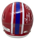 Jim Kelly Thomas Reed Signed Bills Fs Replica Speed Helmet Bills Dynasty Bas Itp