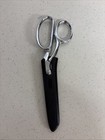 Gingher 8    Dressmaker Scissors W  Sheath Vintage Chrome 
