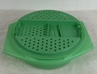 2 Pc Tupperware Jadite Green Cheese Veggie Grater Shredder With Bowl  786  787