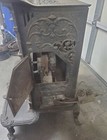 Ben Franklin Circulator Cast Iron Antique Gas Parlor Stove Heating 