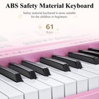 Eastar Electric Piano  61 Keys Piano Keyboard For Beginners  Digital Piano Wi   