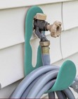 Garden Hose Hanger Spigot wall Mount Water Hose Holder Hook Dark Green