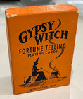 Vintage  60-70s Gypsy Witch Fortune Telling Deck 53 Playing Cards In Box 1 Joker