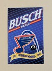 1996-97 St  Louis Blues Hockey Pocket Schedule Nhl Busch         