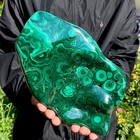 5 02lb Natural Polished Malachite Mineral Freeform Specimen Reiki Stone