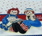 Raggedy Ann And Andy Daisy Kingdom Fabric  1744 Dolls Border Vintage 120  X 45 