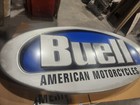 Buell American Motorcycles Lighted Dealer Lexan Embossed Sign 39x88