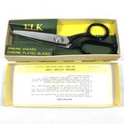 Elk Vtg Pinking Shears Scissors Model C Size 7    Sewing Shears Chrome Plated A2