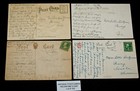 Antique Postcards Lot Of 4 Over 110 Years Old Lot 102 Valentine s Day