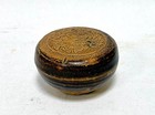 Fine Antique 14th C Chinese Or Thai Sawankhalok Pottery Circular Box   Cover