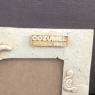 Cozumel Mexico Souvenir Photo Frame Decorative Sea Life Design