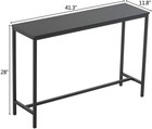Pinikuyiro Console Entryway Table  41  Narrow Sofa Hallway Table For Entryway 