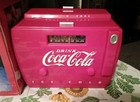 Vintage Coca Cola Cooler Radio Am fm Cassette Deck Otr-1949 Complete In Box   